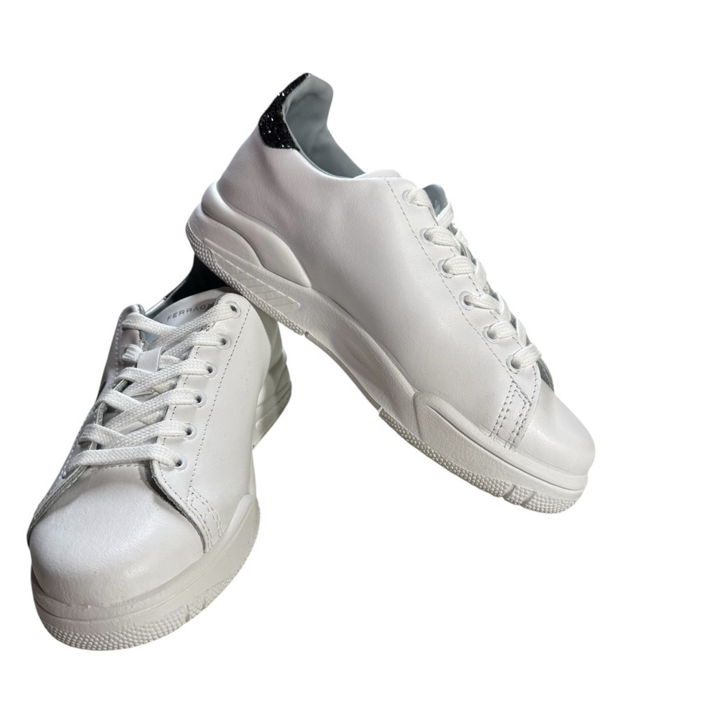 Chiara Ferragni CF2162 Alien Glitter Sneakers White EU 35 / US 5 NWB